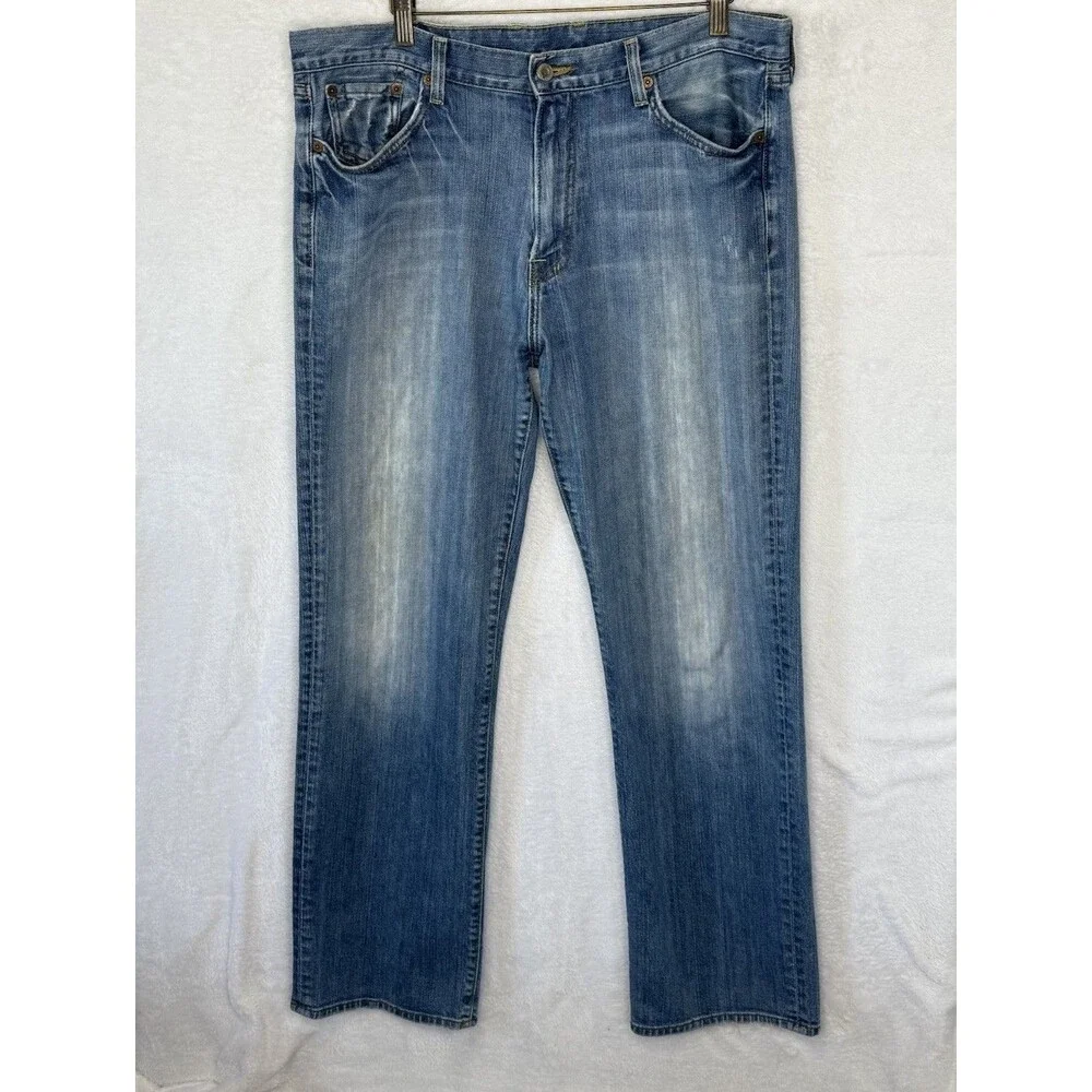 Lucky Brand Vintage Straight Jeans Mens 36 Blue Denim